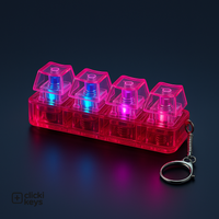 Clicki Keys - Fidget Keyboard Keychain