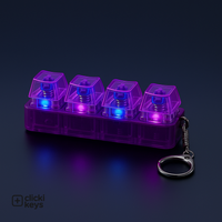 Clicki Keys - Fidget Keyboard Keychain